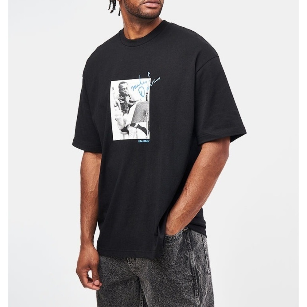 Butter Goods X Miles Davis Kind Of Blue T-Shirt - Unisex Black